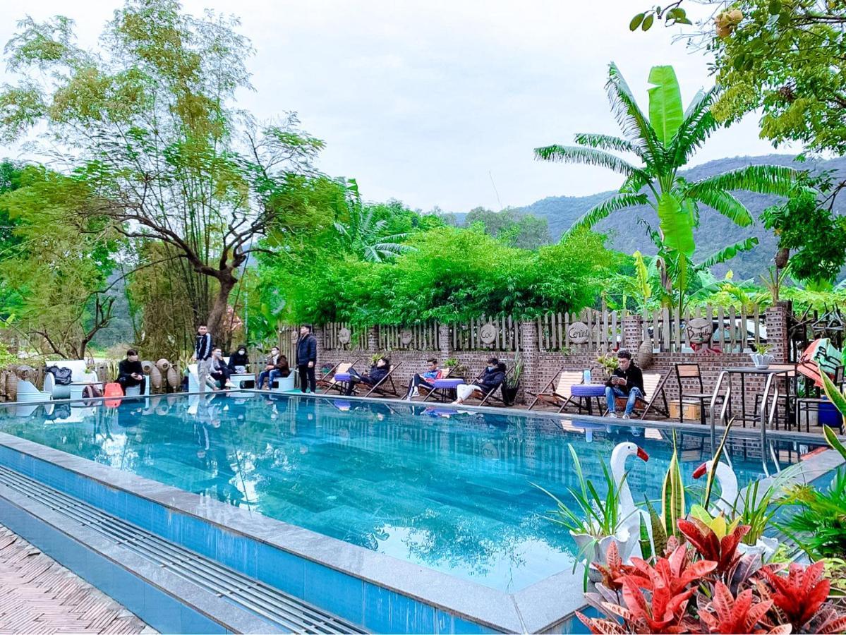 Tam Coc Central Bungalow Ниньбинь Экстерьер фото